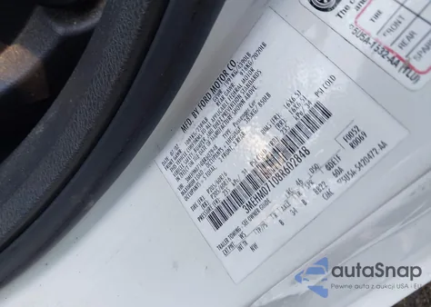 2008 Mercury Milan V6 z USA, uszkodzony, nr VIN 3MEHM07108R602848